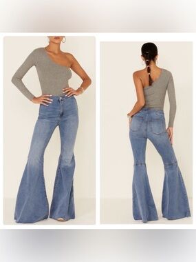 Free People We The Free Just Float On Flare Jeans